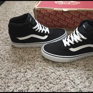 Vans high top shoes